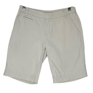 Patagonia Womens Stretch All Wear Short 10" 0 Light Khaki Bermuda Organic Cotton